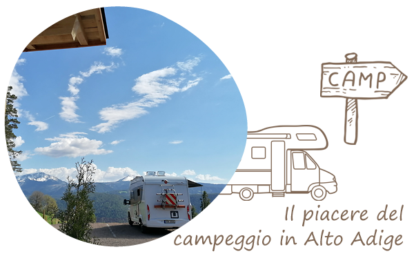 Piazzola per camper 1 Camping in Alto Adige